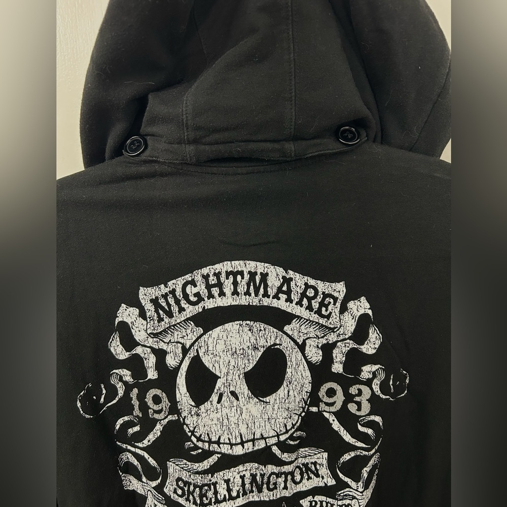 Disney Nightmare Before Christmas Jack Skellington Moto Jacket - Picture 3 of 6